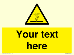 Custom warning geyser water jet